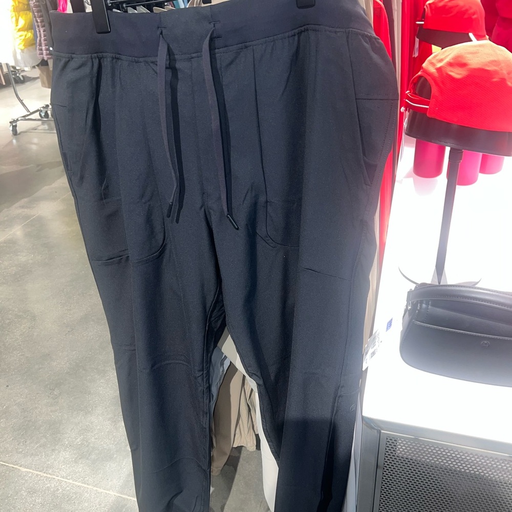 Black Joggers Relaxed Fit Sweatpants